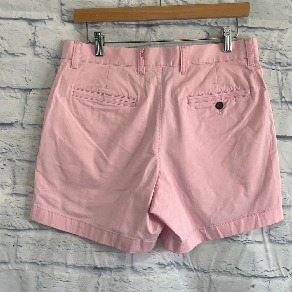 J. Crew Portsider Stretch Chino Shorts Men Bayside Pink Waist 30” Inseam 5” NWT